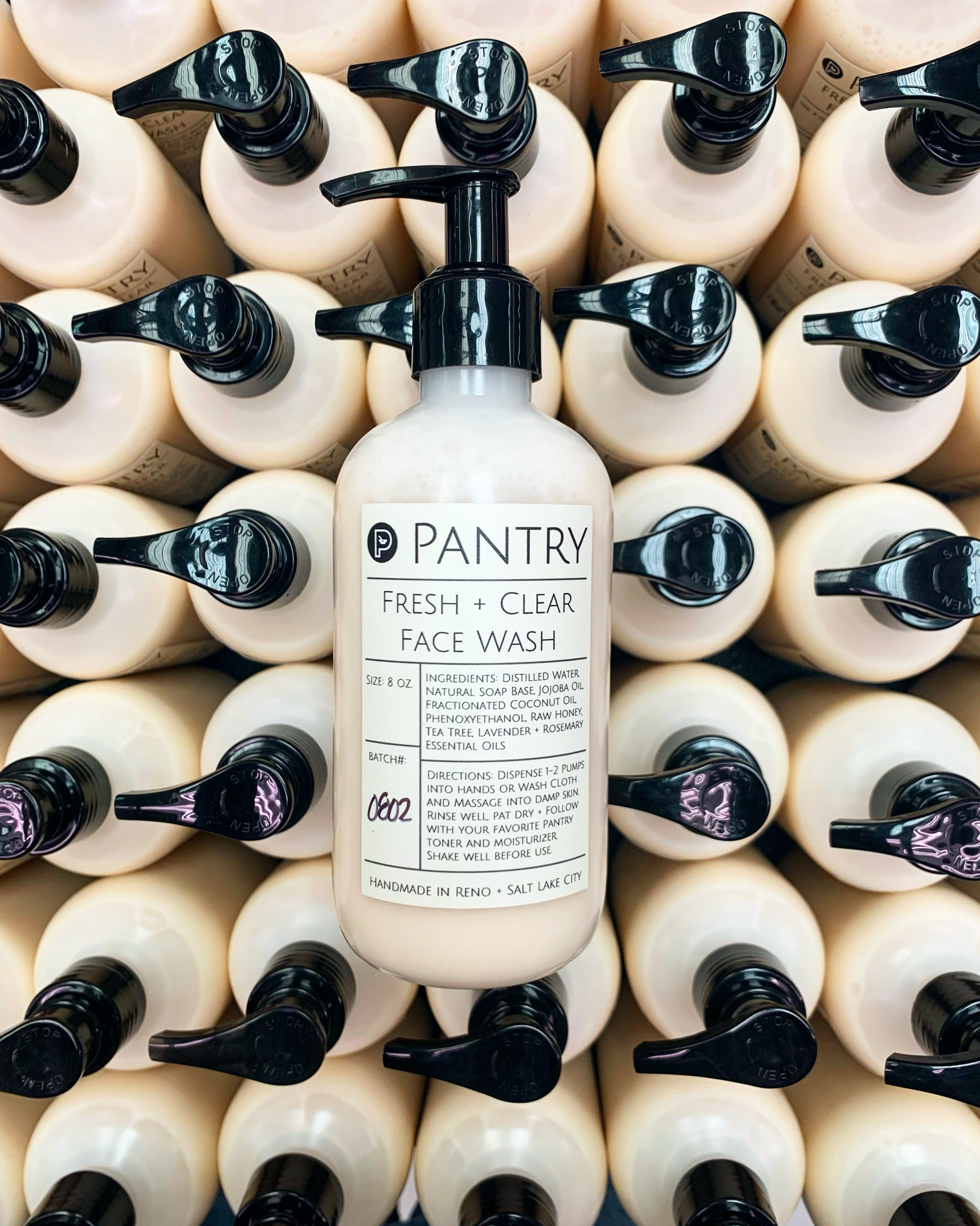 Fresh + Clear Face Wash | Honey + Jojoba Facial Cleanser